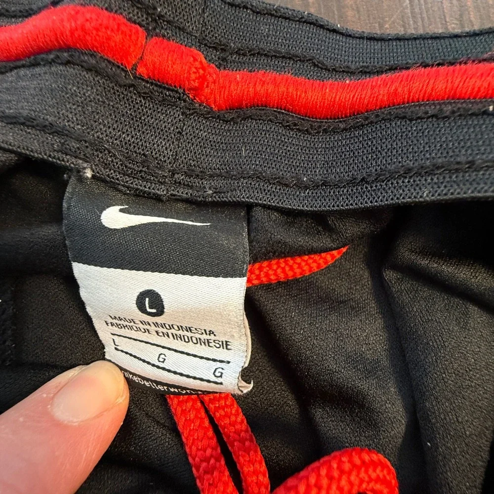 Nike Ohio State Buckeyes Elite Basketball Shorts Mens Large Black Red 287113-010